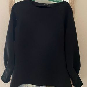 Banana Republic black full long sleeved top